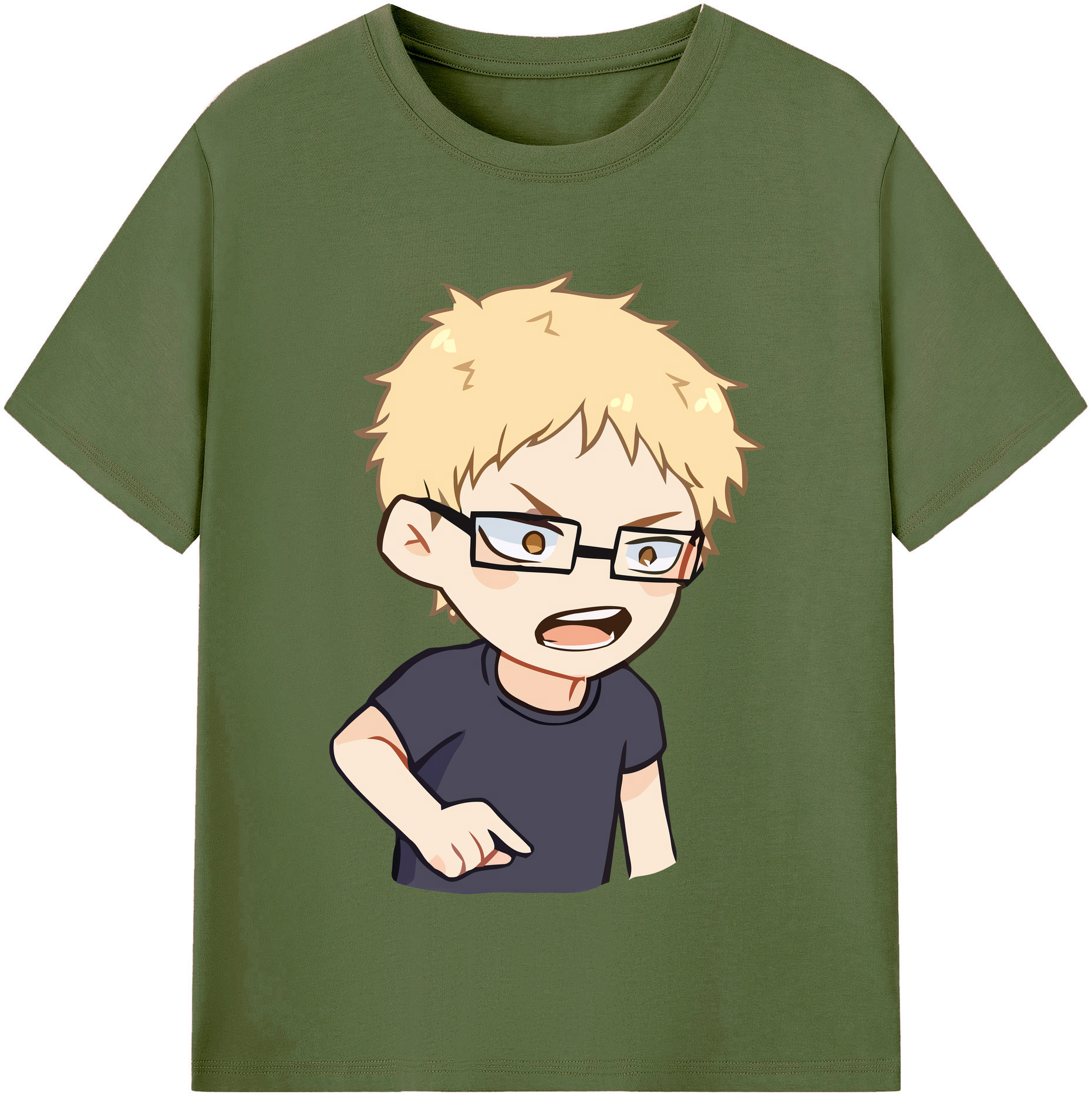 （画像用） ハイキュー!! Haikyu!! 綿100％半袖Tシャツ（フロントプリント）
